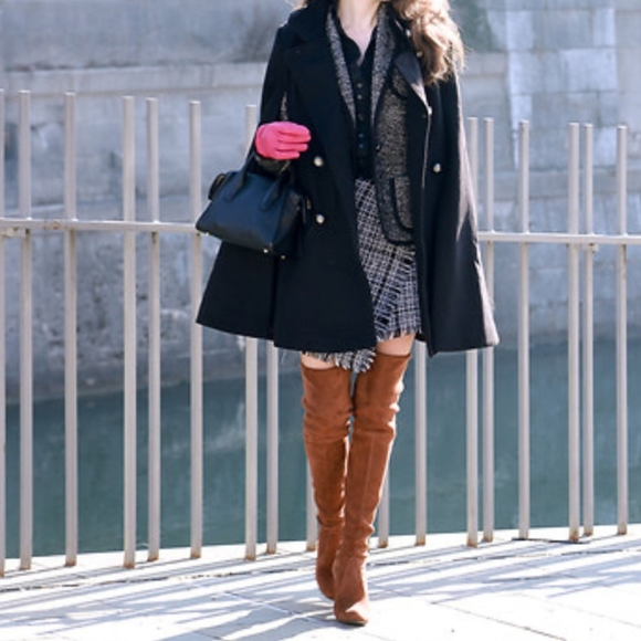 Just In Boots over knee camel Vegan Suede - Picture 3 of 9